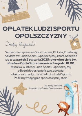 spotkanie oplatkowe sportowcow 2021