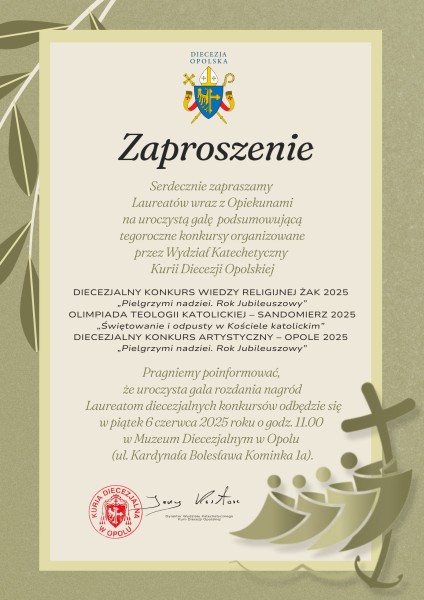 zaproszenie gala 2022 nowe